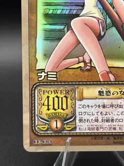 Nami CE-C03 Holo Foil 2002 Bandai One Piece Japanese TCG Card Anime Rare - Image 5