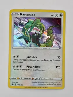 🇨🇦 Rayquaza - SWSH029 - Pokemon Sword & Shield Promo Ultra Rare Holo Card NM - Image 1
