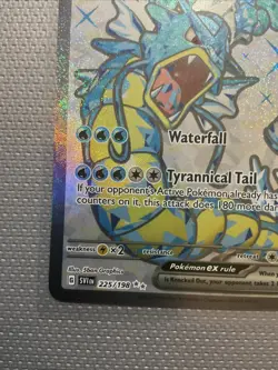 Pokemon Gyarados EX Holo Ultra Rare Card 225/198SV01 Scarlet & Violet Base Set - Image 5
