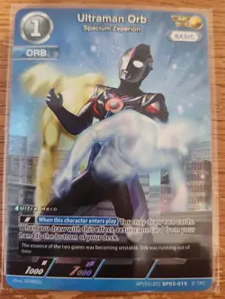 Ultraman Orb Spacium Zeperion AP(05/20) BP03-019 Ultraman Card Game NM English - Image 1