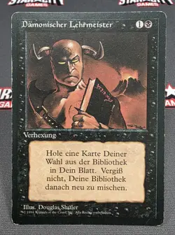 MTG GERMAN Demonic Tutor - 3rd Edition (BB) Magic the Gathering Card - Image 1