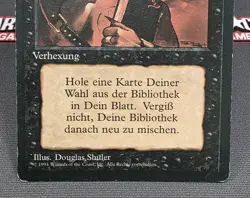 MTG GERMAN Demonic Tutor - 3rd Edition (BB) Magic the Gathering Card - Image 4