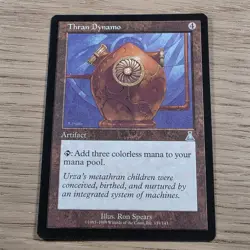MTG Magic the Gathering Thran Dynamo (139/143) Urza's Destiny LP - Image 1