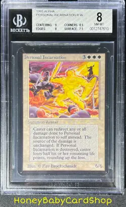 MTG Limited Edition Alpha 1993 Personal Incarnation BGS 8.0 NM/MT 93/94 - Image 1