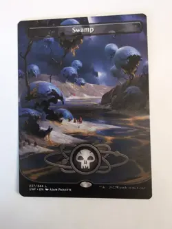 MTG Swamp Unfinity 237/244 Borderless - Image 1
