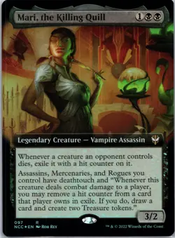 Mari, the Killing Quill (Extended Art) R Commander: Streets of New Capenna 97 NM - Image 1