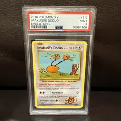 2016 Pokemon XY Evolutions 112/108 ImakuniU's Doduo PSA 9 Mint Graded Rare SP - Image 1