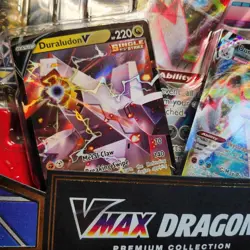 Pokemon TCG VMax Dragons Premium Collection Rayquaza Duraludon Brand New Sealed - Image 5