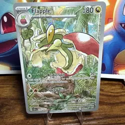 Pokemon TCG Flapple 210/191 Illustration Rare Surging Sparks NM Pack to Sleeve - Image 1