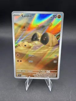 Sandile 216/198 Illustration Rare SV01: Scarlet & Violet Base NM/M Pokemon TCG - Image 1