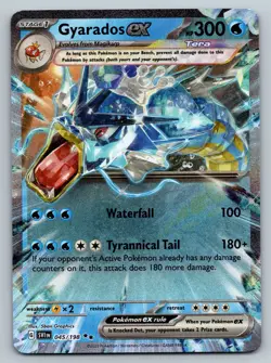 Gyarados ex 045/198 Double Rare Scarlet & Violet Base Set Pokemon TCG NM - Image 1