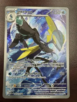 Pokemon TCG Inteleon Illustration Rare #142/132 Mega Evolutions NM - Image 1