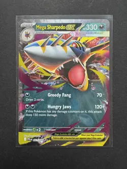 Pokemon TCG - Phantasmal Flames - Mega Sharpedo EX - 061/094 - Double Rare - Image 1