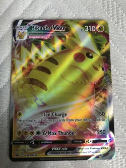 Pokemon TCG Pikachu VMAX Sword & Shield SWSH286 Holo Promo Promo - Image 1