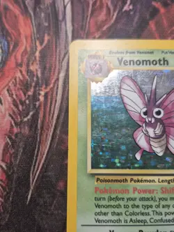 Pokemon Venomoth 13/64 Jungle Holo Rare Unlimited MP/DMG - Image 3