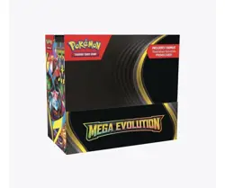 Pokemon TCG Mega Evolutions Booster Box Factory Sealed with acrylic case - Image 2