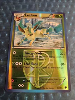 Leafeon 11/116 - Reverse Holo Rare LP/NM Pokemon 2013 Plasma Freeze - Image 2