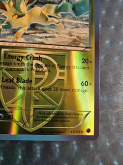 Leafeon 11/116 - Reverse Holo Rare LP/NM Pokemon 2013 Plasma Freeze - Image 3