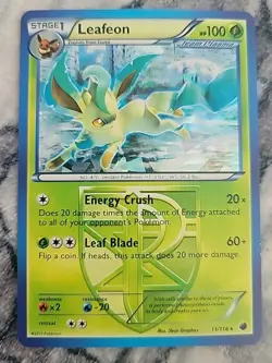 POKEMON PLASMA FREEZE EEVEELUTIONS LEAFEON 11/116 RARE & GLACEON 23/116 RARE - Image 4