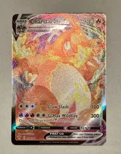 2020 Pokemon Sword & Shield Darkness Ablaze Charizard VMAX #020/189 Ultra Rare - Image 1