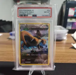 Dragonite Holo Rare PSA 8 NM-MT (2015) Pokemon XY Roaring Skies #52/108 - Image 1