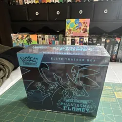 Pokemon Mega Evolution Phantasmal Flames Elite Trainer Box Booster Promo 2022 - Image 1