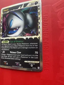 2010 Pokemon TCG Absol PRIME Holo HS Triumphant Set #91/102 NM Holo - Image 5