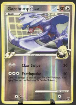 Garchomp C 60/147 Reverse Holo Platinum Supreme Victors SP Cynthia LP/NM - Image 1