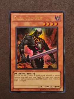 YuGiOh! Dark Grepher TU03-EN001 Ultra Rare NM - Image 1