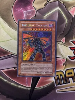 Yugioh The Dark Creator 1st Edition Secret Rare PTDN-EN017 LP - Image 1