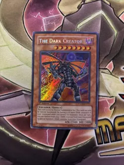 Yugioh The Dark Creator 1st Edition Secret Rare PTDN-EN017 LP - Image 2
