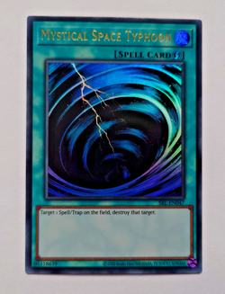 MYSTICAL SPACE TYPHOON SRL-EN047 ULTRA RARE UNL YUGIOH *NEW & MINT* - Image 1