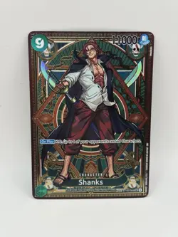 One Piece Shanks (SP) ST16-004 A Fist of Divine Speed Alt Art OP11 - Image 1