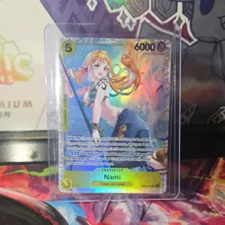 One Piece Nami EB03-053 Character Holo 6000 Power Card One Piece CCG Card Stock - Image 1