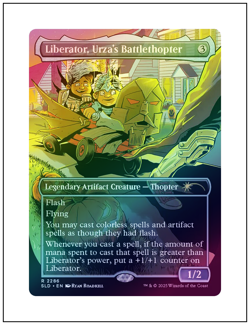 1x Liberator, Urza's Battlethopter, Secret Lair Drop Foil, Magic MTG NM - Image 1