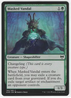 MTG Magic the Gathering Masked Vandal Kaldheim Regular - Image 2