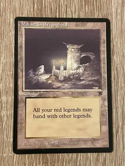 MTG - Mountain Stronghold - Legends - NM English Magic 1994 - Image 1