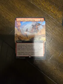 MTG - Cataclysmic Prospecting (Extended Art) - Outlaws of Thunder Junction NM - Image 1