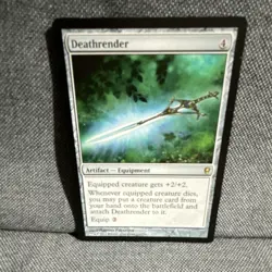 MTG - Deathrender Conspiracy Rare Artifact Equipment English - Image 1
