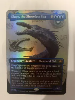Eluge, the Shoreless Sea (Borderless) Bloomburrow Foil - Image 1