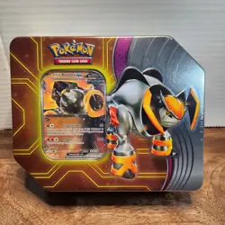 Pokemon TCG Paradox Destinies Iron Boulder EX Tin, Sealed - Image 1