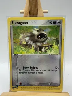 Zigzagoon 79/109 EX Ruby & Sapphire Pokemon Card E Reader LP/MP - Image 1