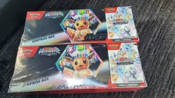 Lot Of 2 Pokemon Prismatic Evolutions Surprise Box+Booster Bundle Sams Club Set - Image 1