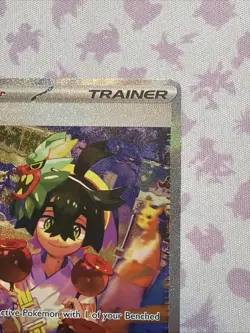 Pokemon TCG Twilight Masquerade Kieran Special Illustration Rare 218/167 NM - Image 4