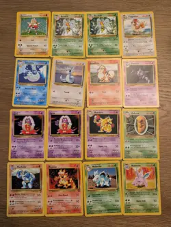 Pokemon Base Set 2 Lot of 119 Cards WOTC Vintage Hitmonchan Holo Pikachu - Image 1