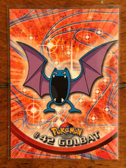 1999 Topps Pokemon Golbat #42 TV Animation Series Blue Logo Non-Holo - Image 1