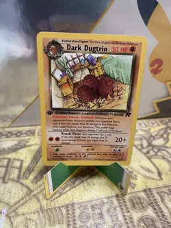 Pokemon Dark Dugtrio 23/82 Team Rocket 1st Edition Non-Holo Rare - Image 1