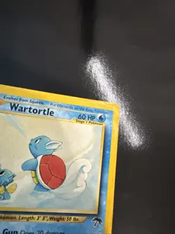 Pokemon Wartortle 15/18 HP Southern islands Set - Image 2