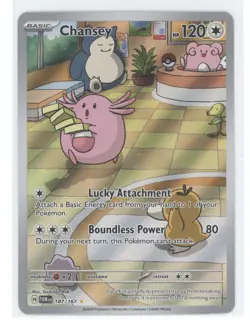 2024 Pokemon S&V Twilight Masquerade Chansey Secret Rare #187/167 - Image 1