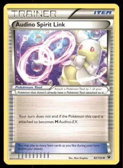 Pokemon TCG Audino Spirit Link Uncommon Regular - Image 1